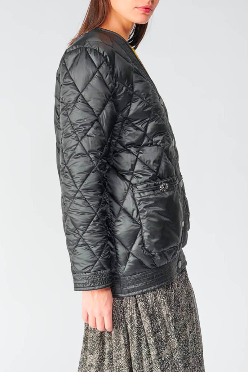 Daunenjacke Florida in schwarz
