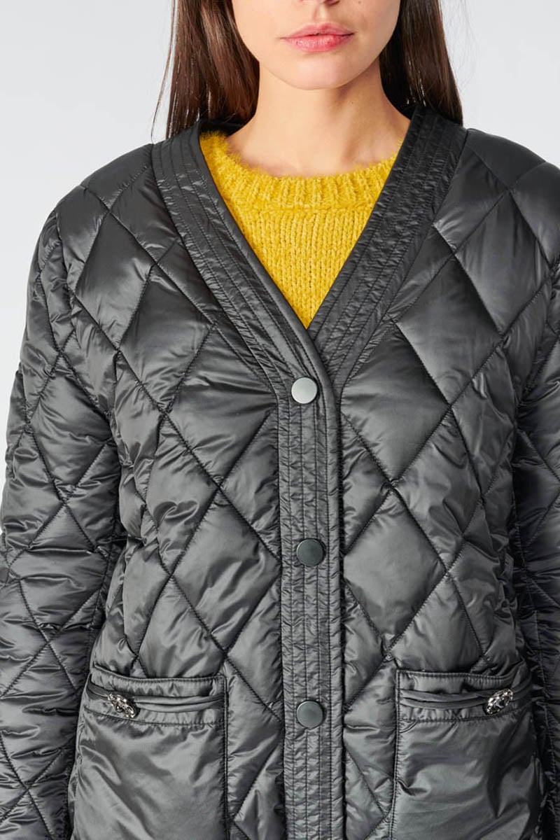 Daunenjacke Florida in schwarz