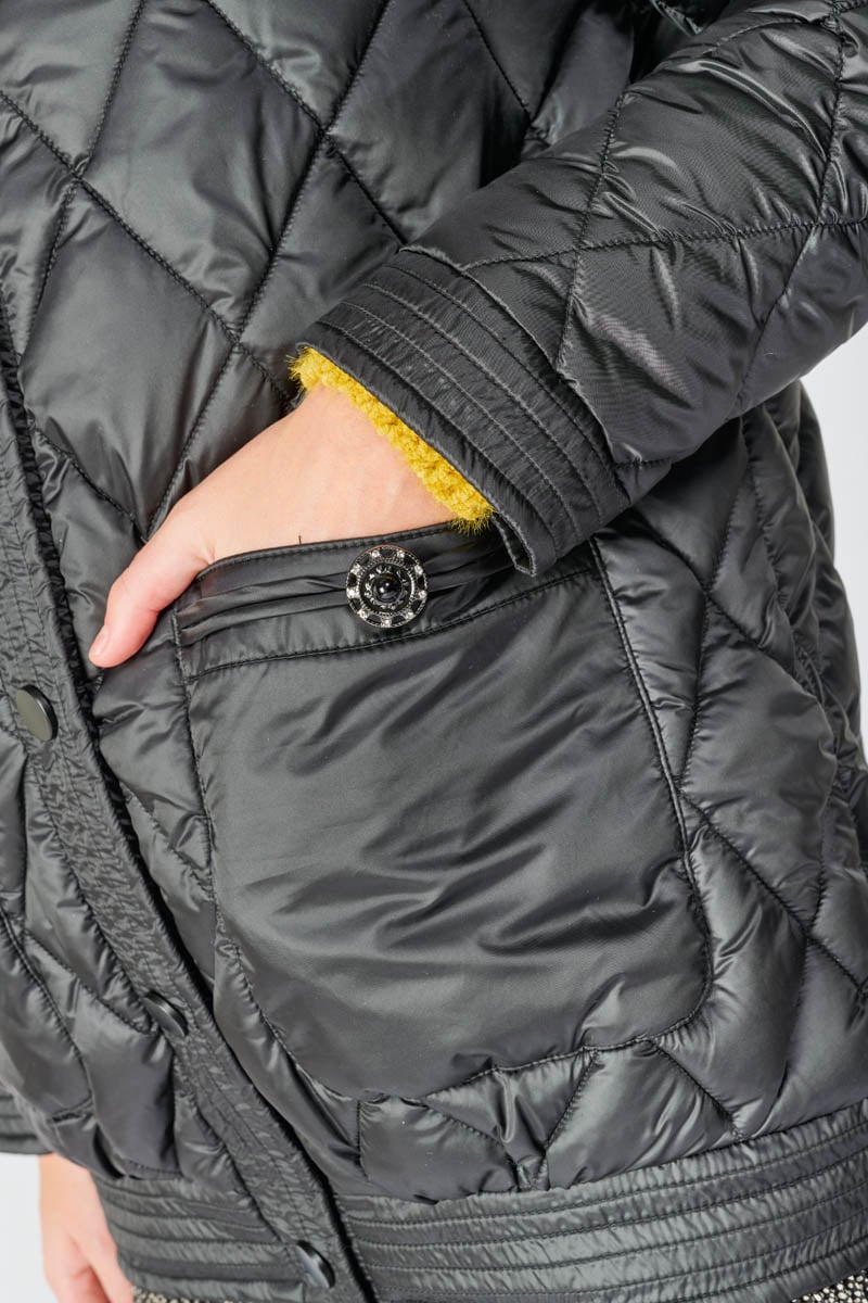Daunenjacke Florida in schwarz