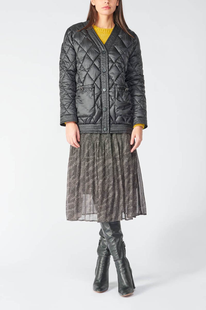 Daunenjacke Florida in schwarz