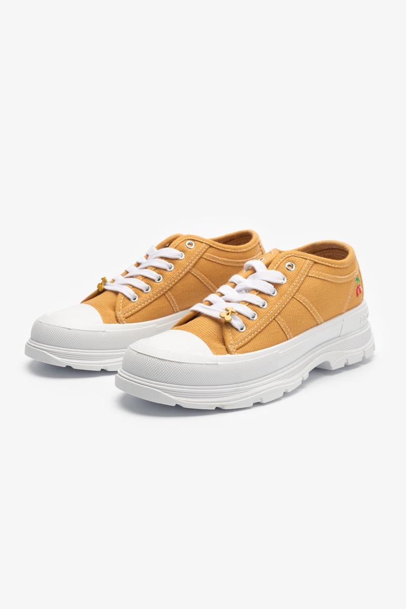 Sneakers Lina senffarben