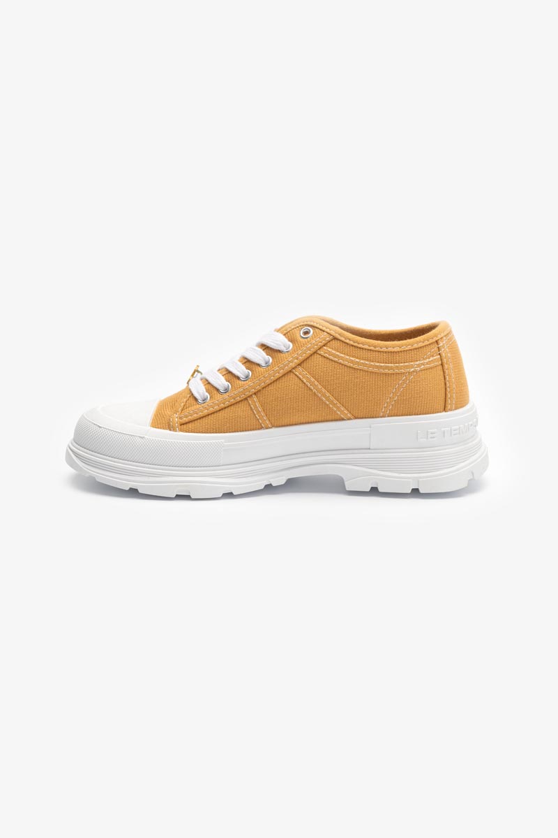 Sneakers Lina senffarben