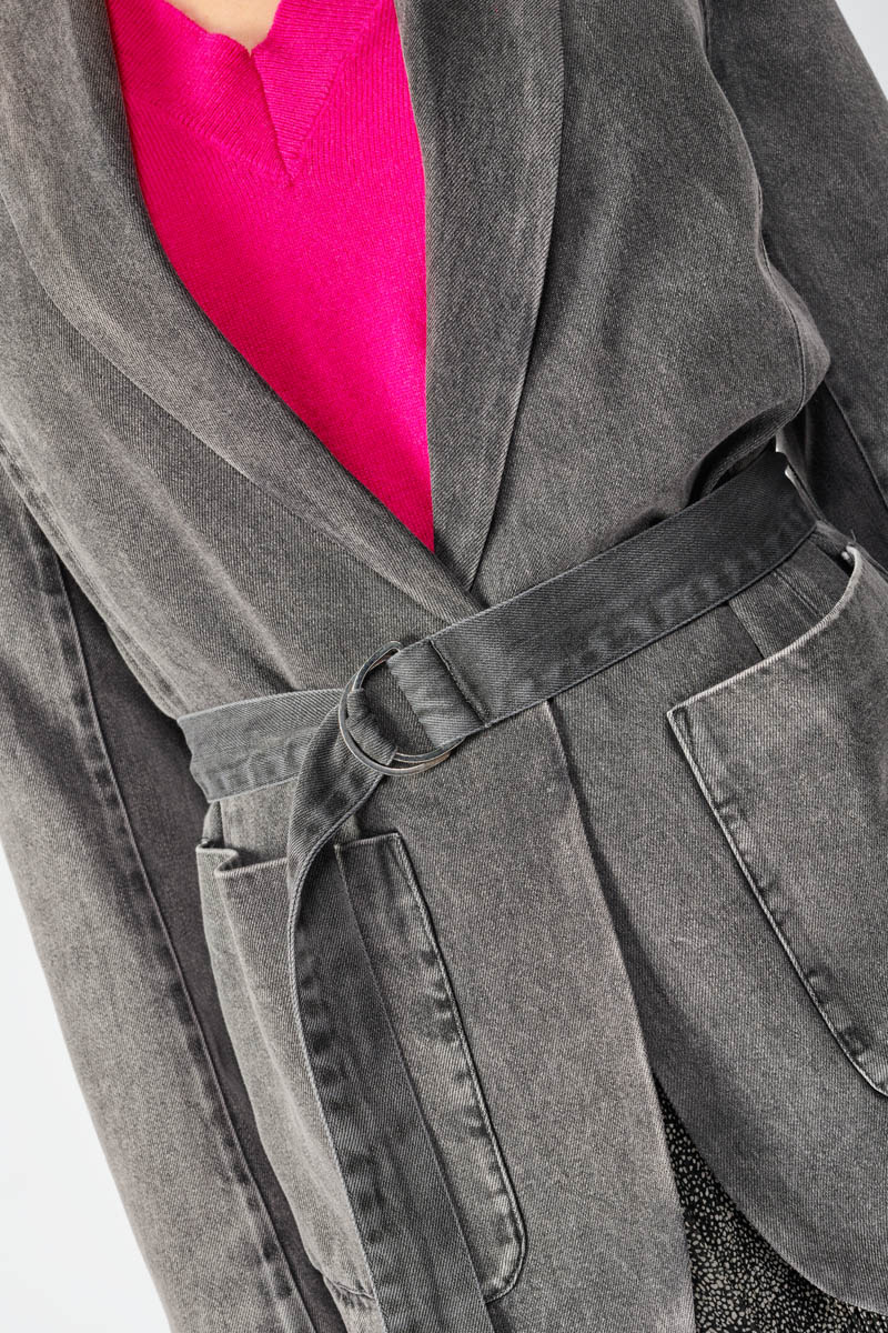 Jacke Paoubis in schwarz