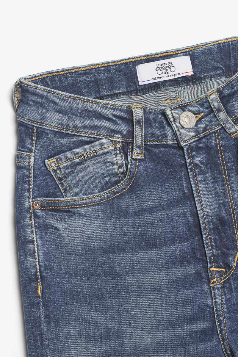 Jeans 400/12 mom Basic high waist 7/8 vintage blau Nr.2