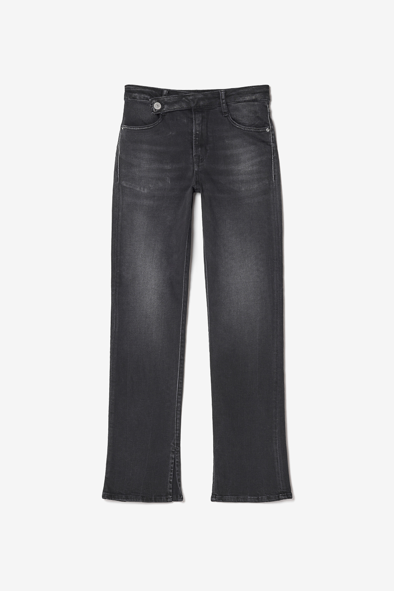 Jeans 400/14 mom Basic high waist 7/8 schwarz Nr.1