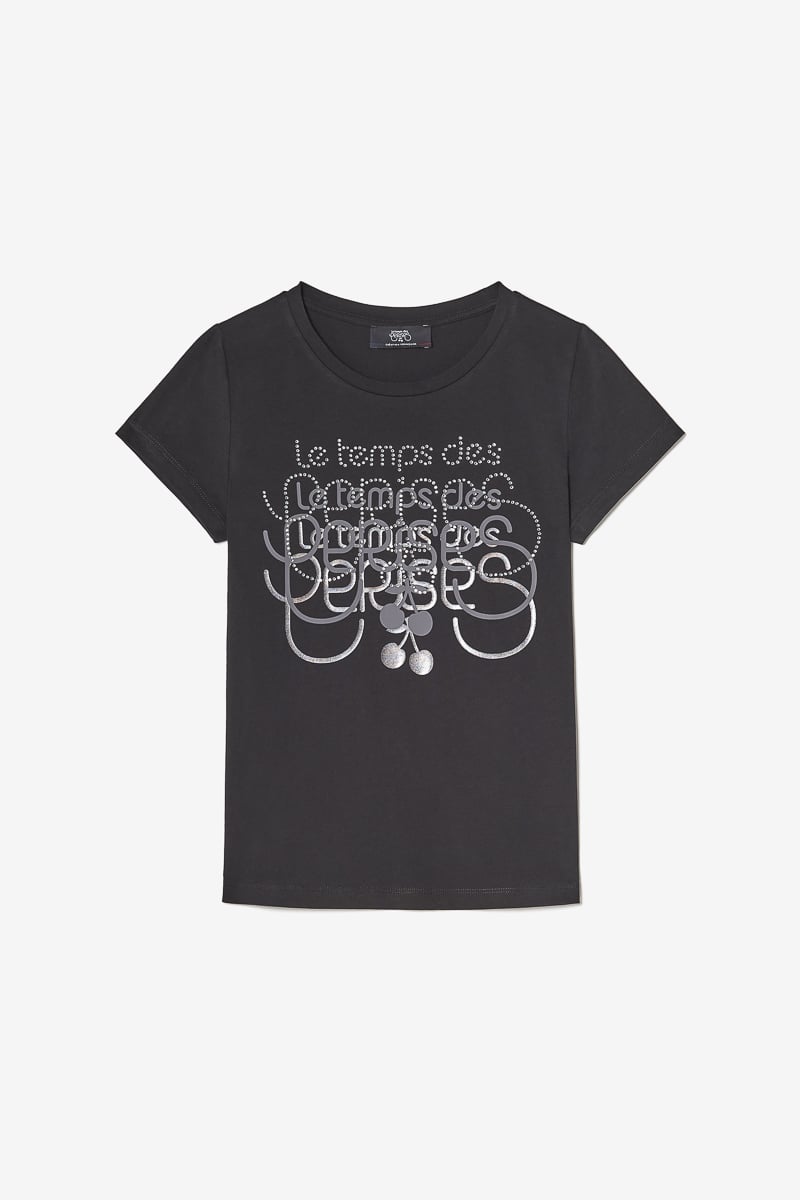 T-shirt Corinagi in schwarz