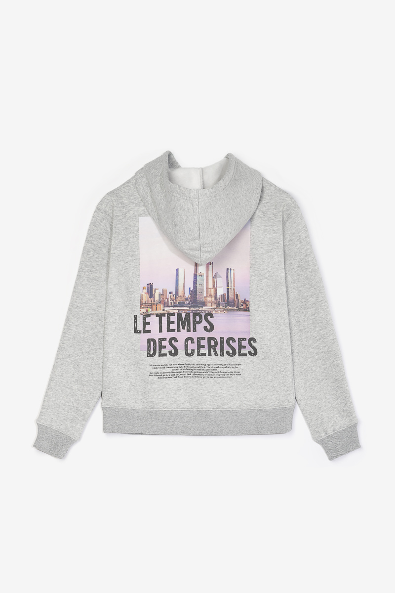 Kapuzen-sweatshirt Mabelgi in grau
