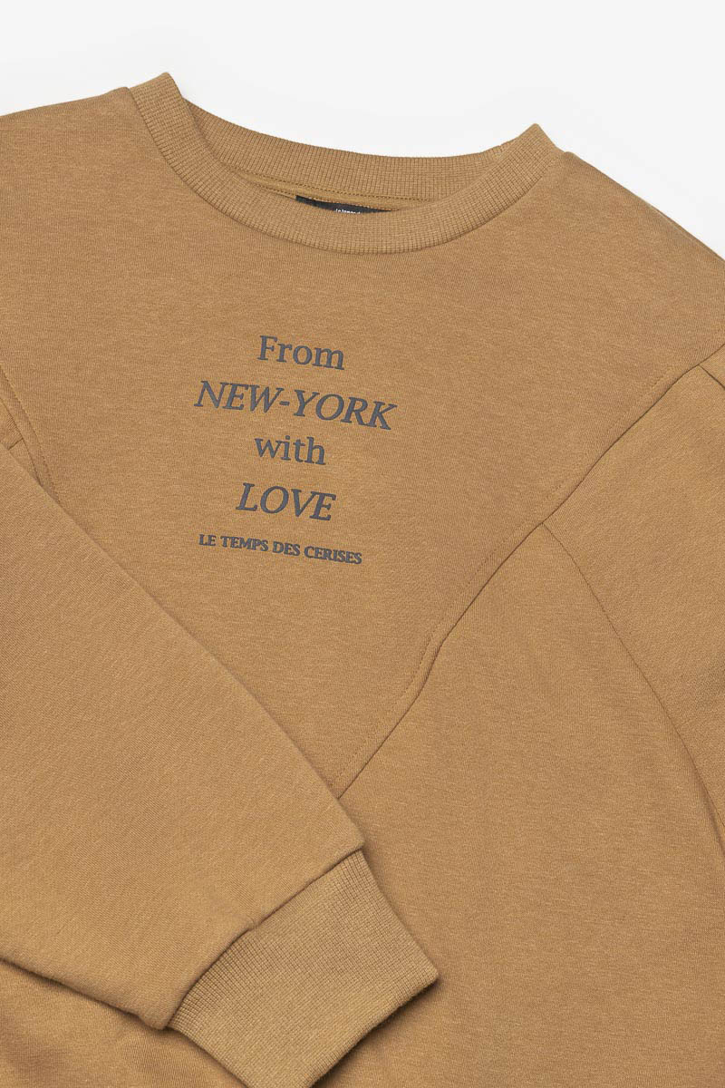Sweatshirt Teavagi in braun