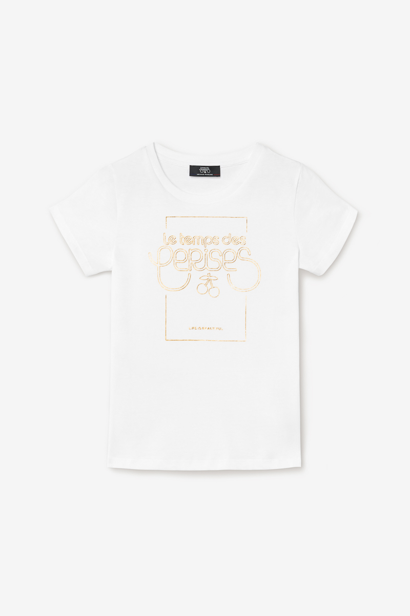 T-Shirt Theagi in weiß