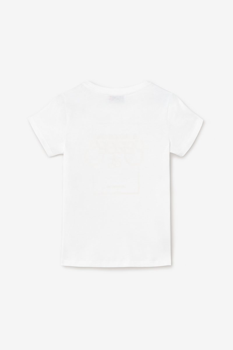 T-Shirt Theagi in weiß