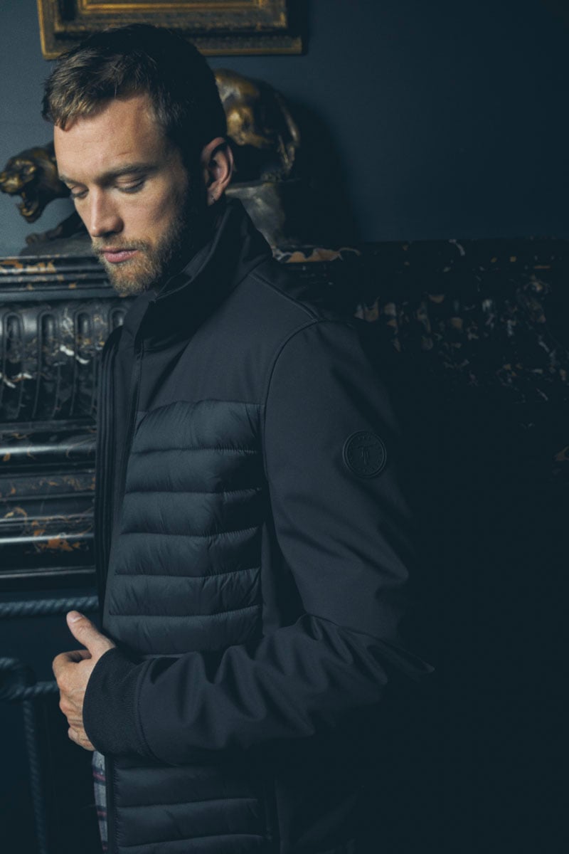Daunenjacke Lima in schwarz
