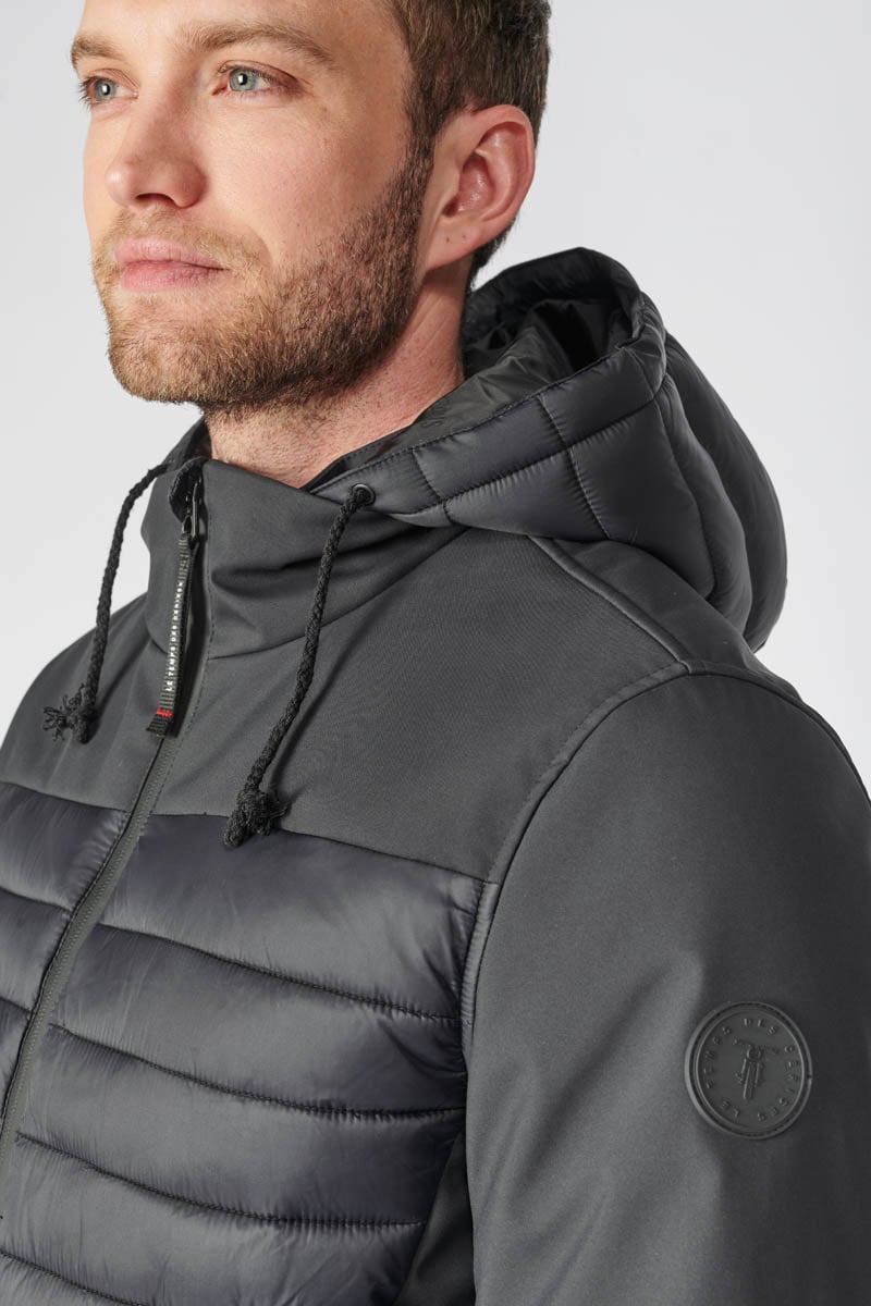 Daunenjacke Lima in schwarz