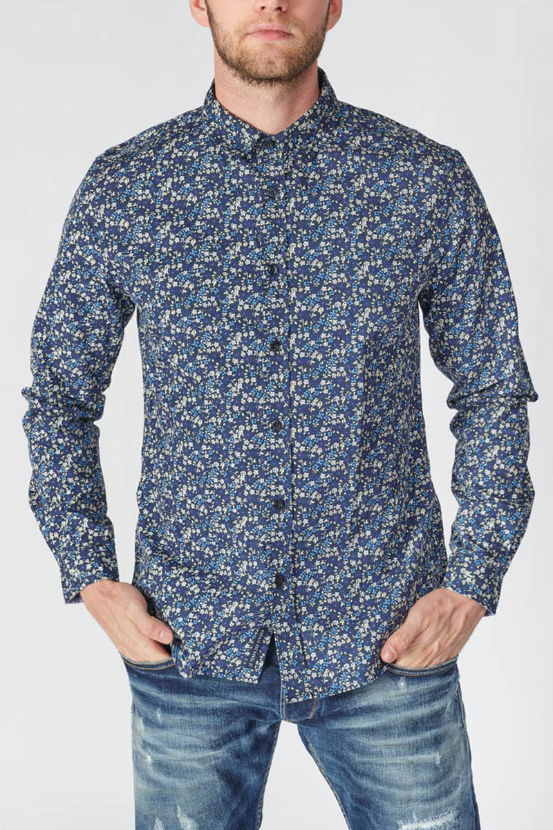 Hemd Paster in blau