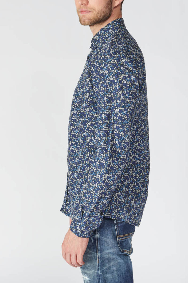 Hemd Paster in blau