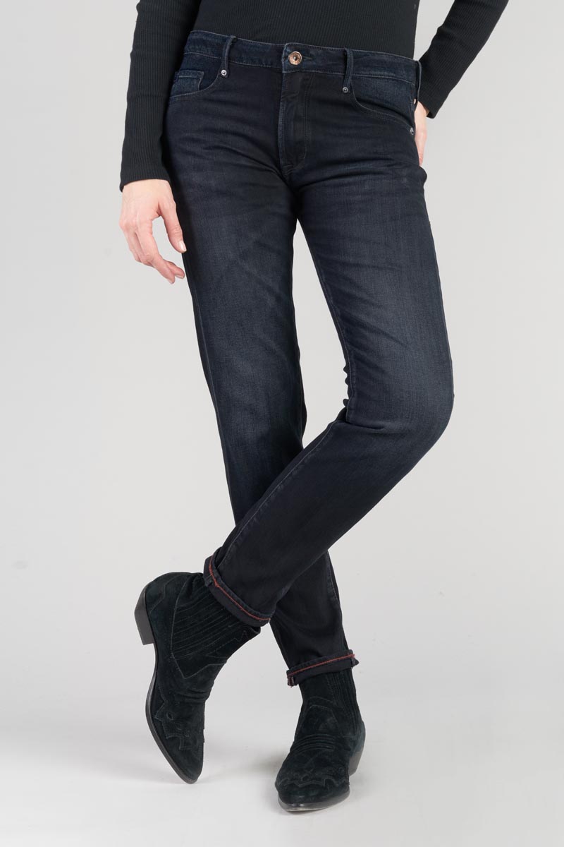 Jeans 200/43 boyfit Sea blau-schwarz Nr.1