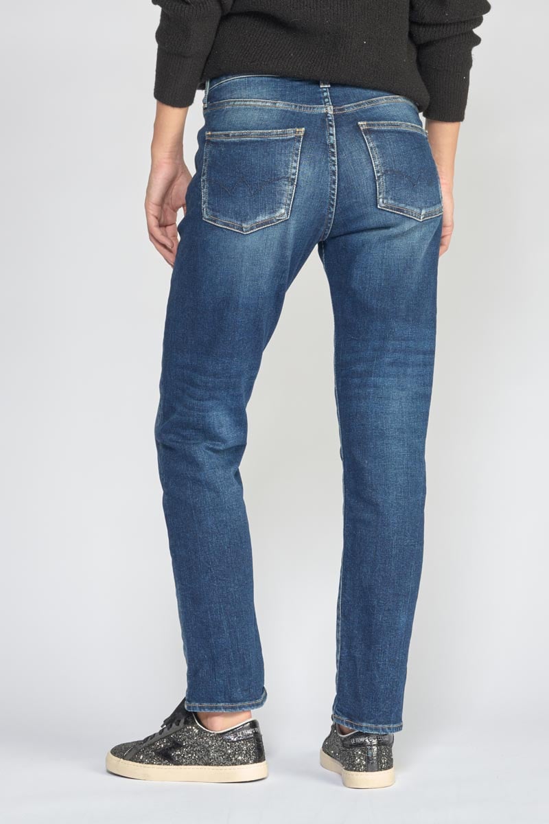 Jeans 400/17 mom Basic high waist 7/8 destroy blau Nr.2