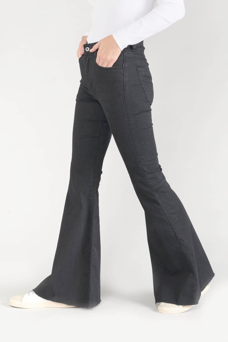 Jeans flare Alberta high waist schwarz Nr.0