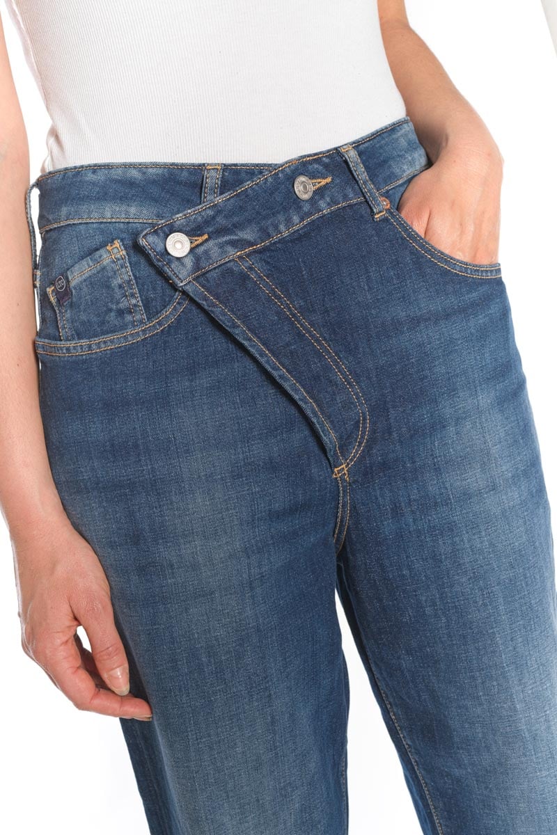 Jeans boyfit Cosy 7/8 blau Nr.2