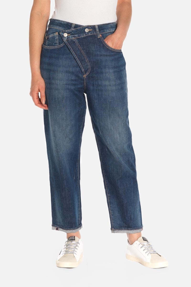 Jeans boyfit Cosy 7/8 blau Nr.2