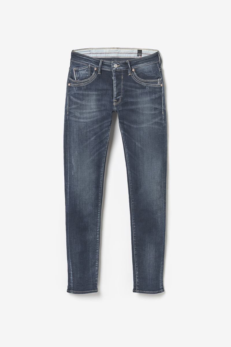 Jeans 700/11 slim Yarol destroy blau-schwarz Nr.2