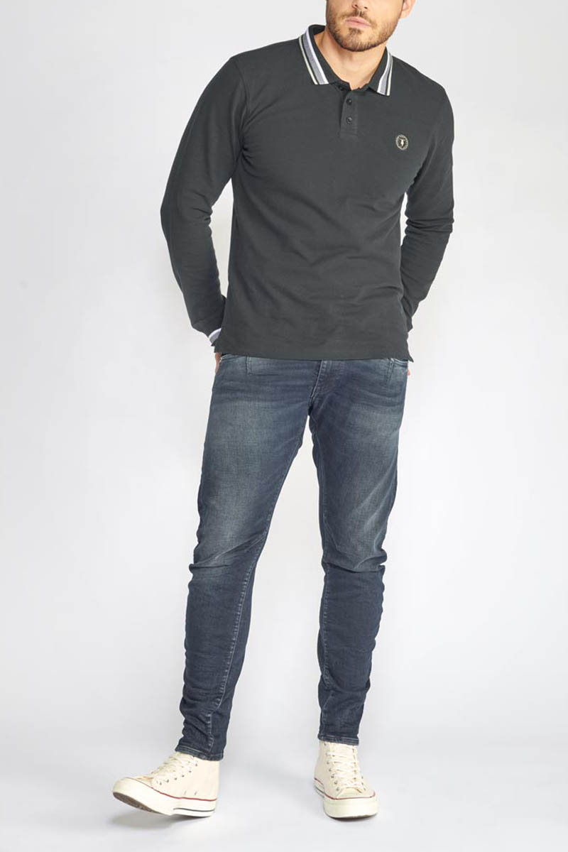 Jeans 900/03 tapered twisted blau-schwarz Nr.3