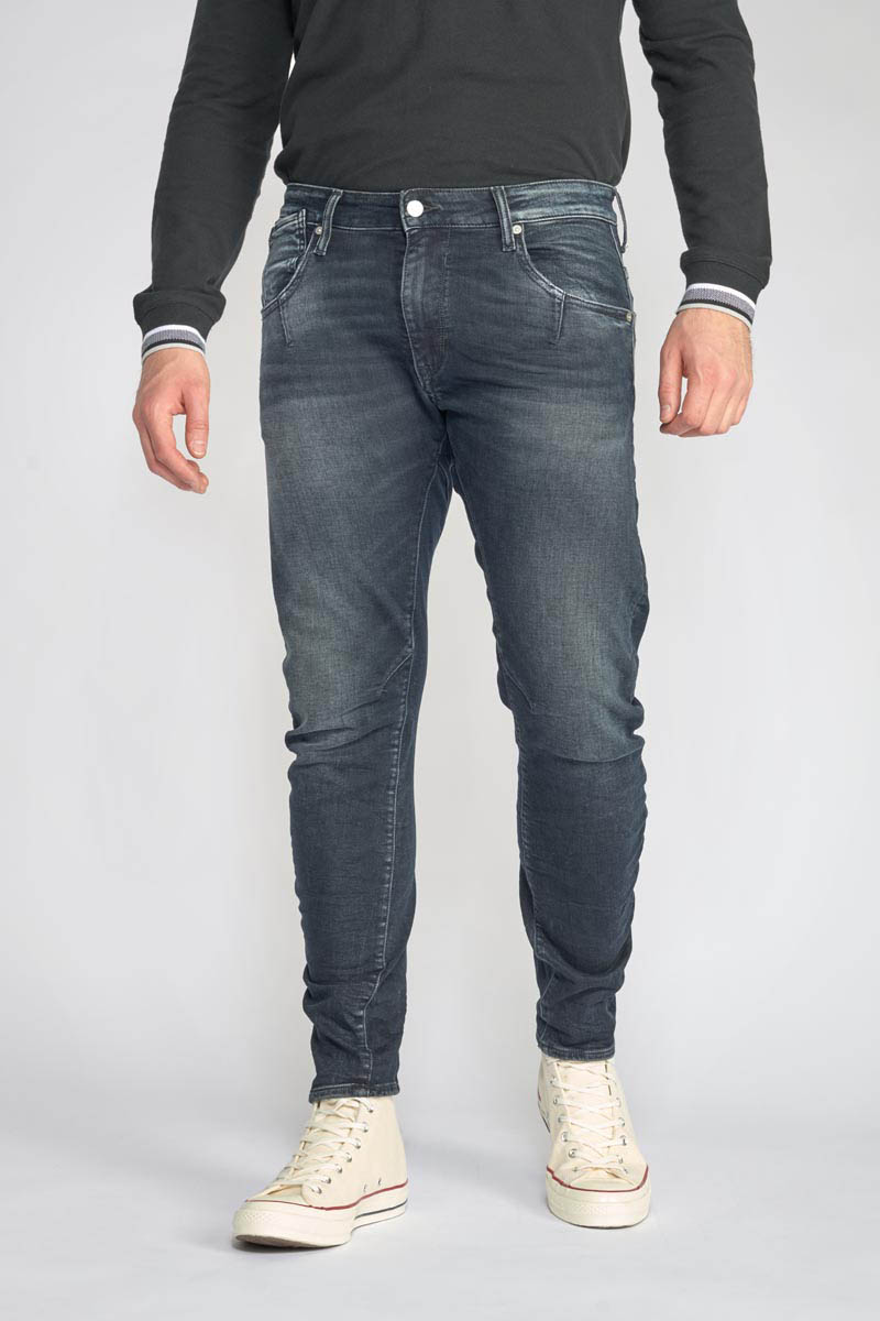 Jeans 900/03 tapered twisted blau-schwarz Nr.3
