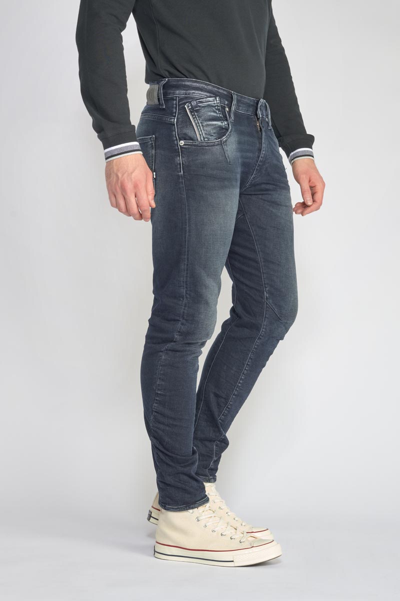 Jeans 900/03 tapered twisted blau-schwarz Nr.3