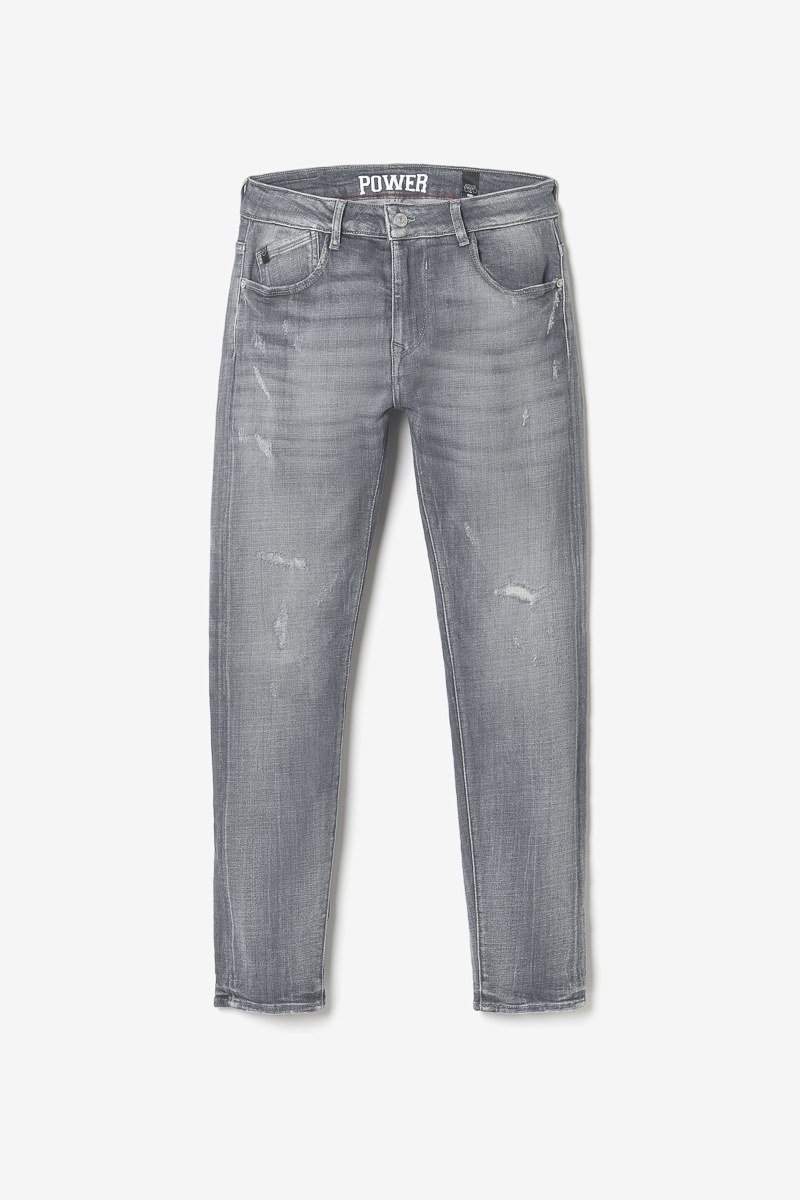 Jeans power skinny 7/8 destroy grau Nr.3