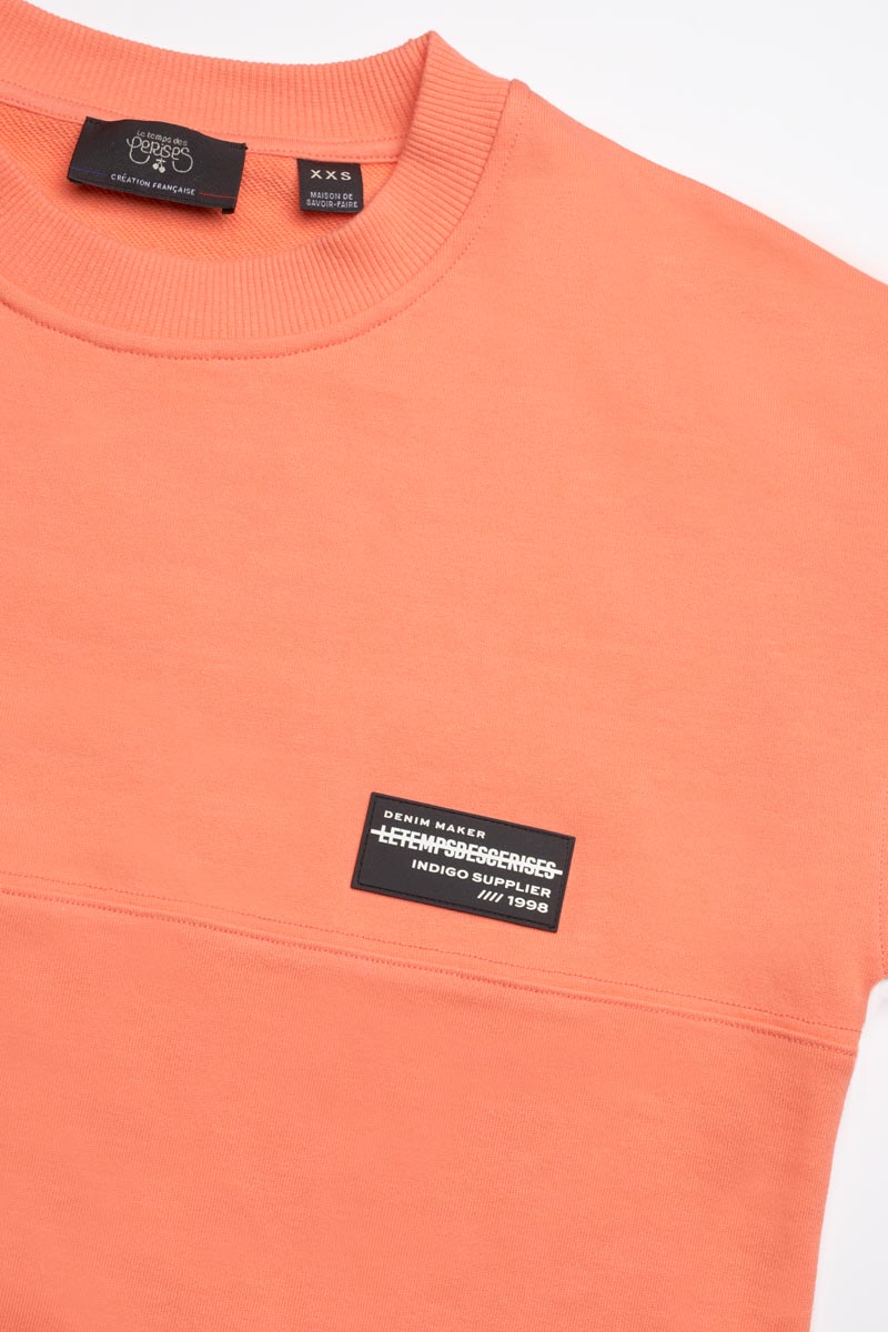 Sweatshirt Hibibo in Koralle