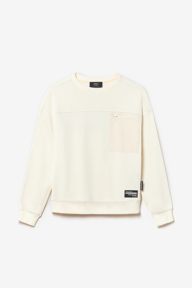 Sweatshirt Junbo ecru