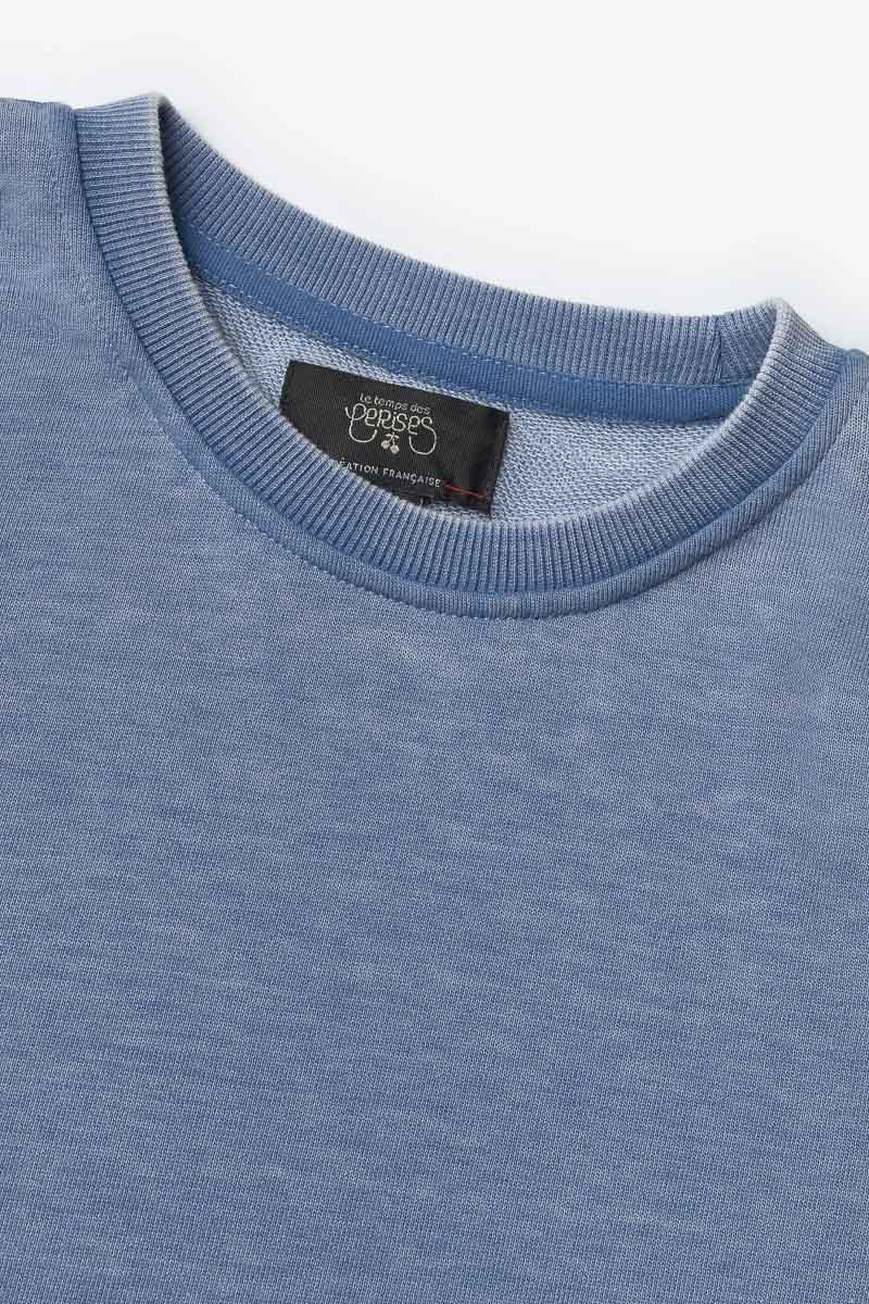 Sweatshirt Naybo blau meliert