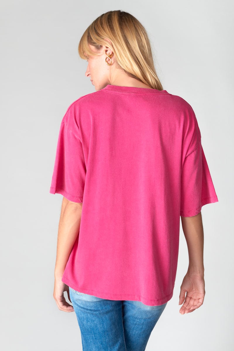 T-shirt Cassio in rosa