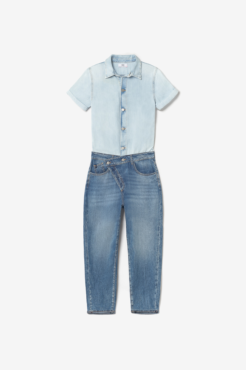 Jumpsuit Cozette aus blauem Jeansstoff