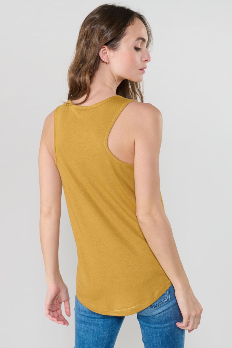 T-shirt Debsmall in gelb
