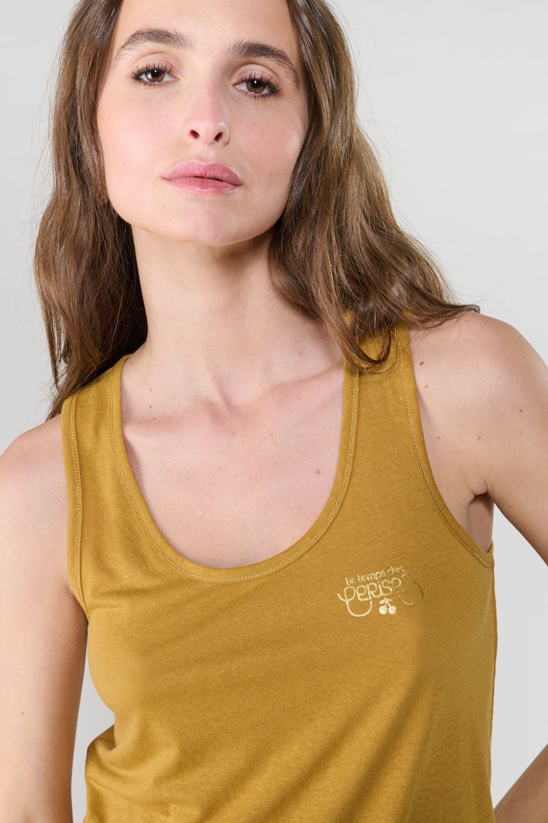 T-shirt Debsmall in gelb