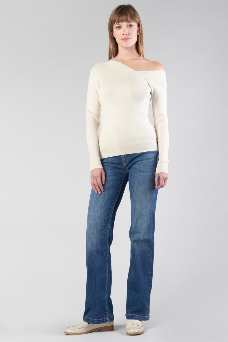 Pullover Lina asymmetrisch in sandfarben