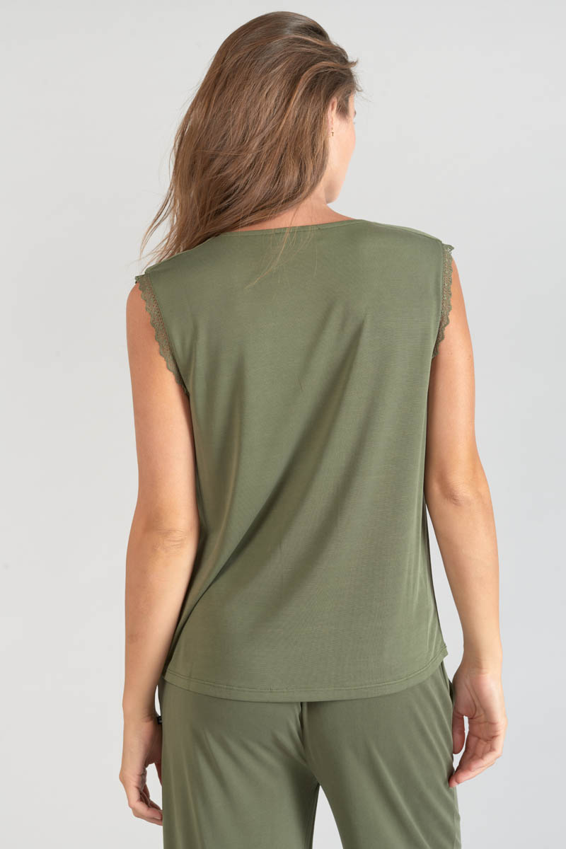 Top Nani in Khaki