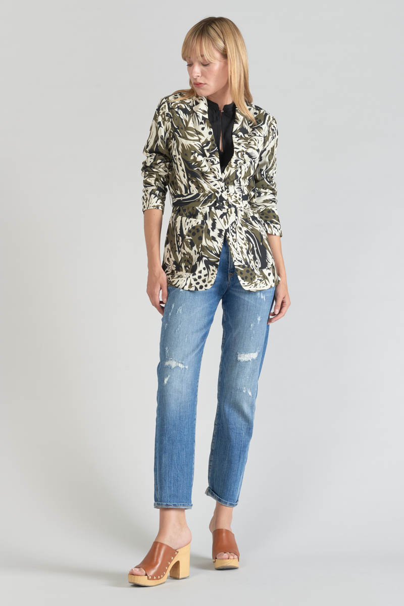 Blazerjacke Salome mit Dschungelmuster