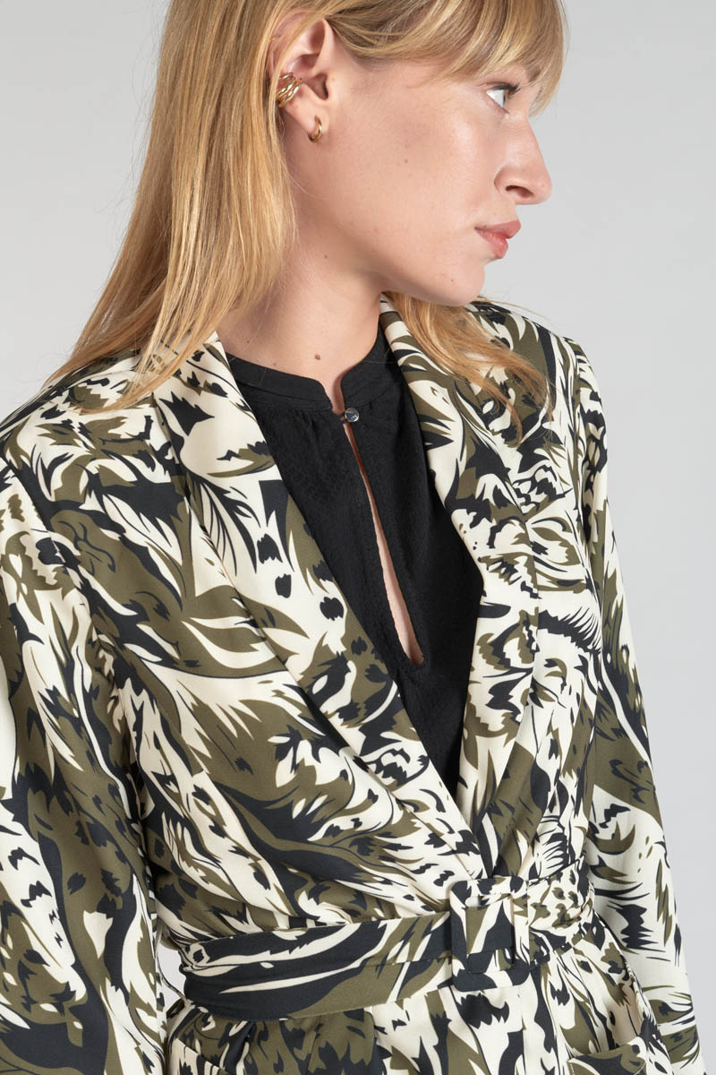Blazerjacke Salome mit Dschungelmuster