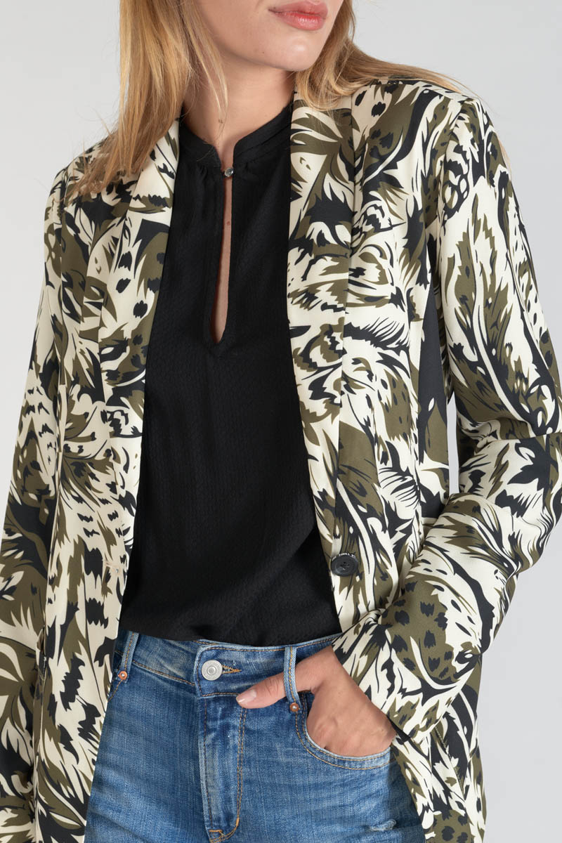 Blazerjacke Salome mit Dschungelmuster