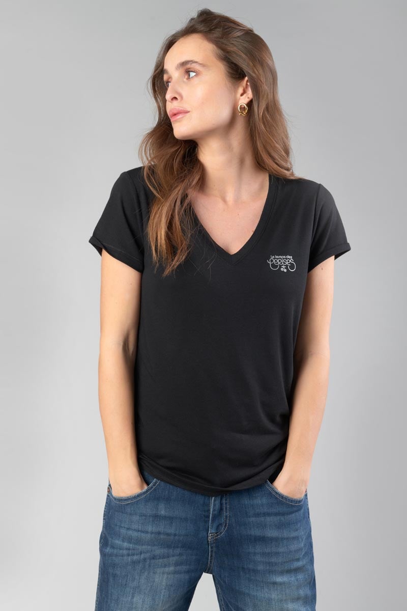 T-shirt Smallvtr in schwarz