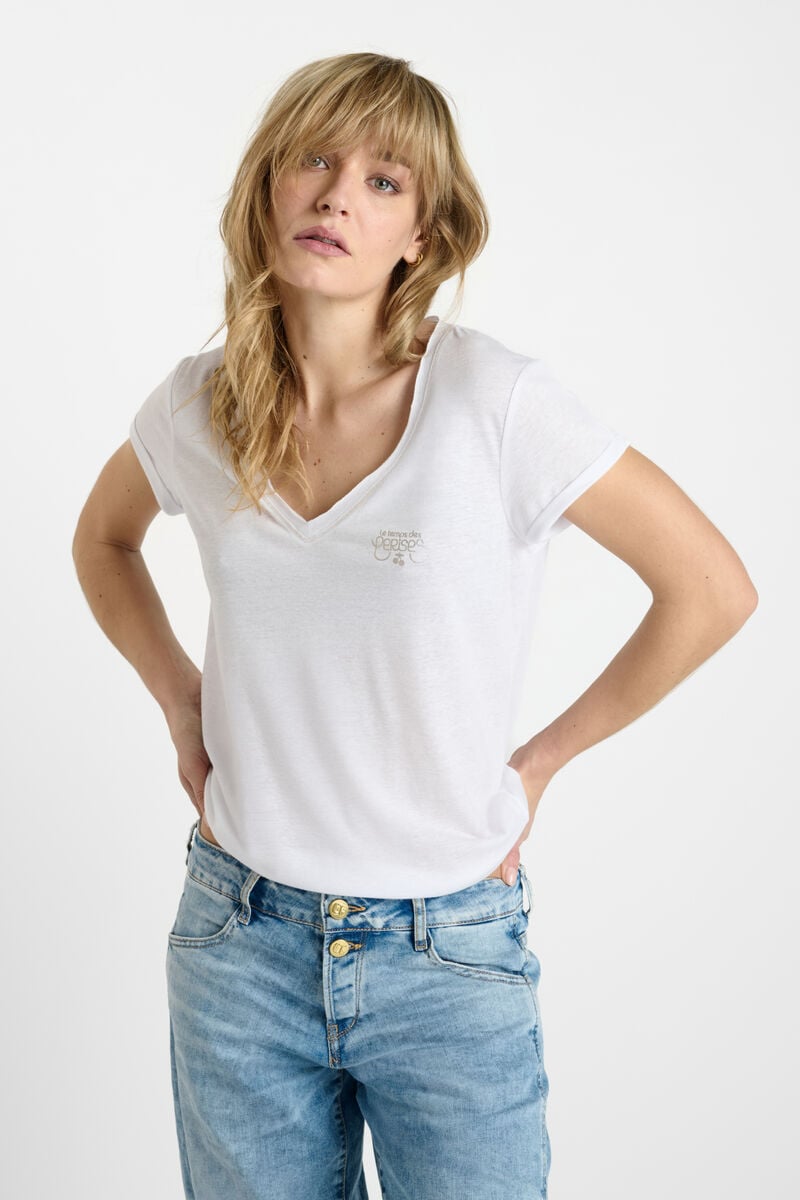 T-shirt Smallvtr in weiß