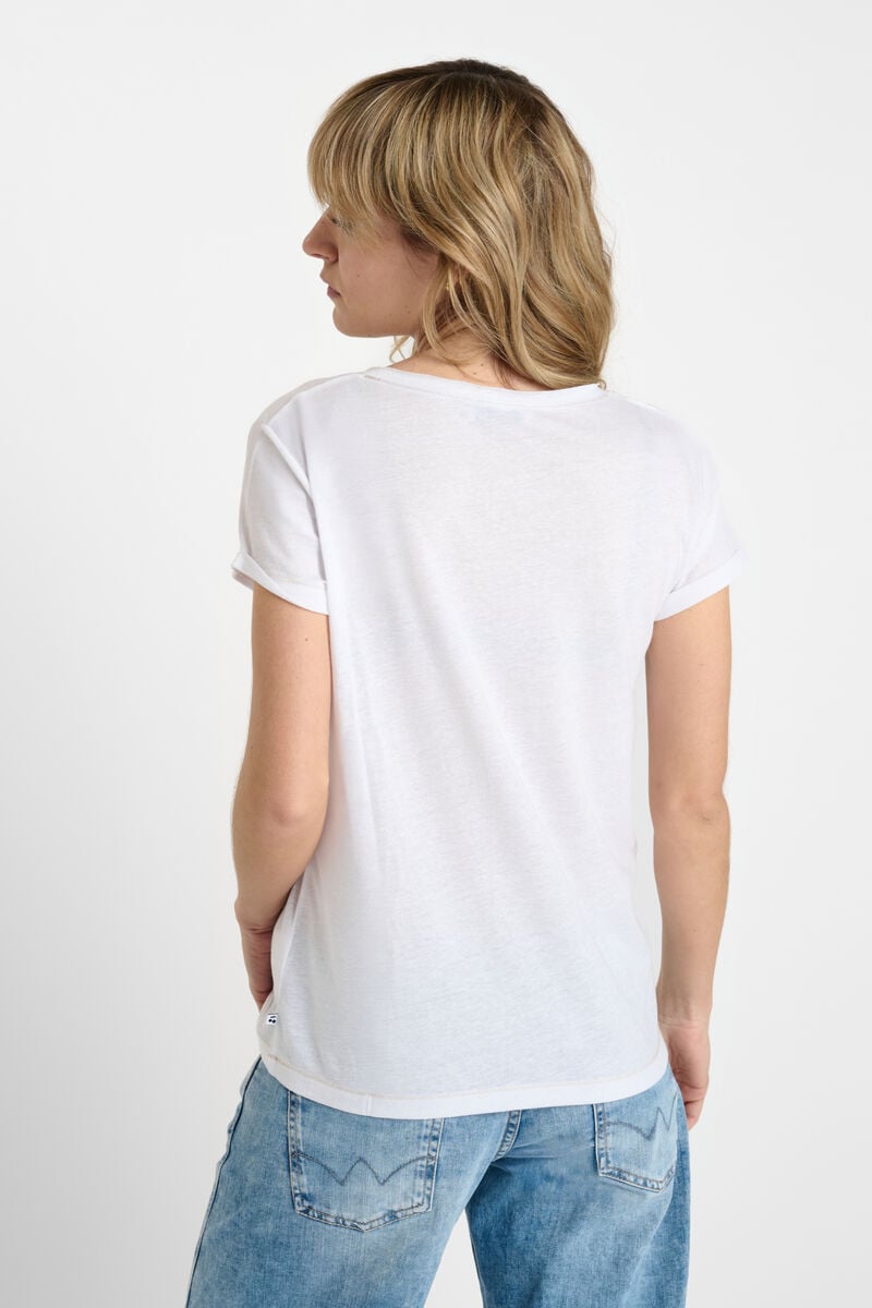 T-shirt Smallvtr in weiß