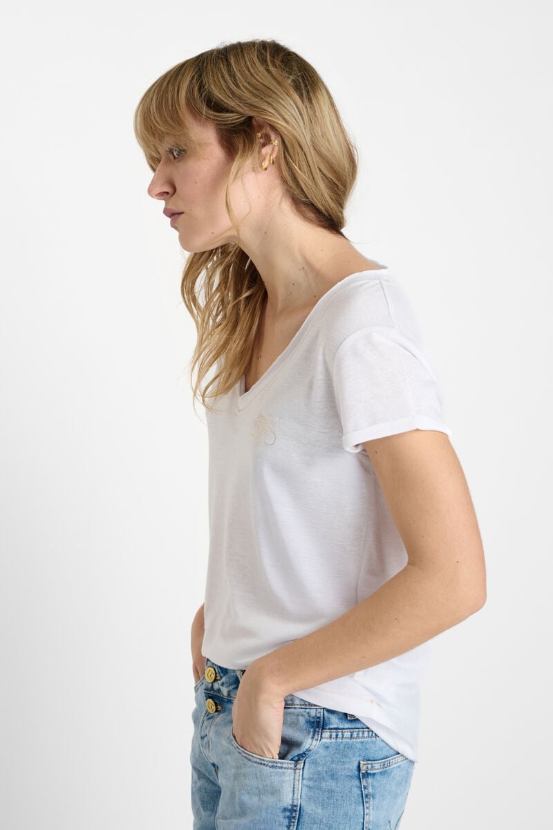 T-shirt Smallvtr in weiß
