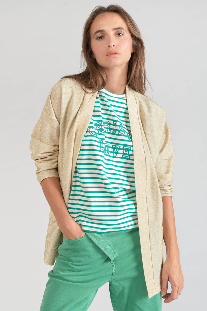 Strickjacke Sobrado goldfarben