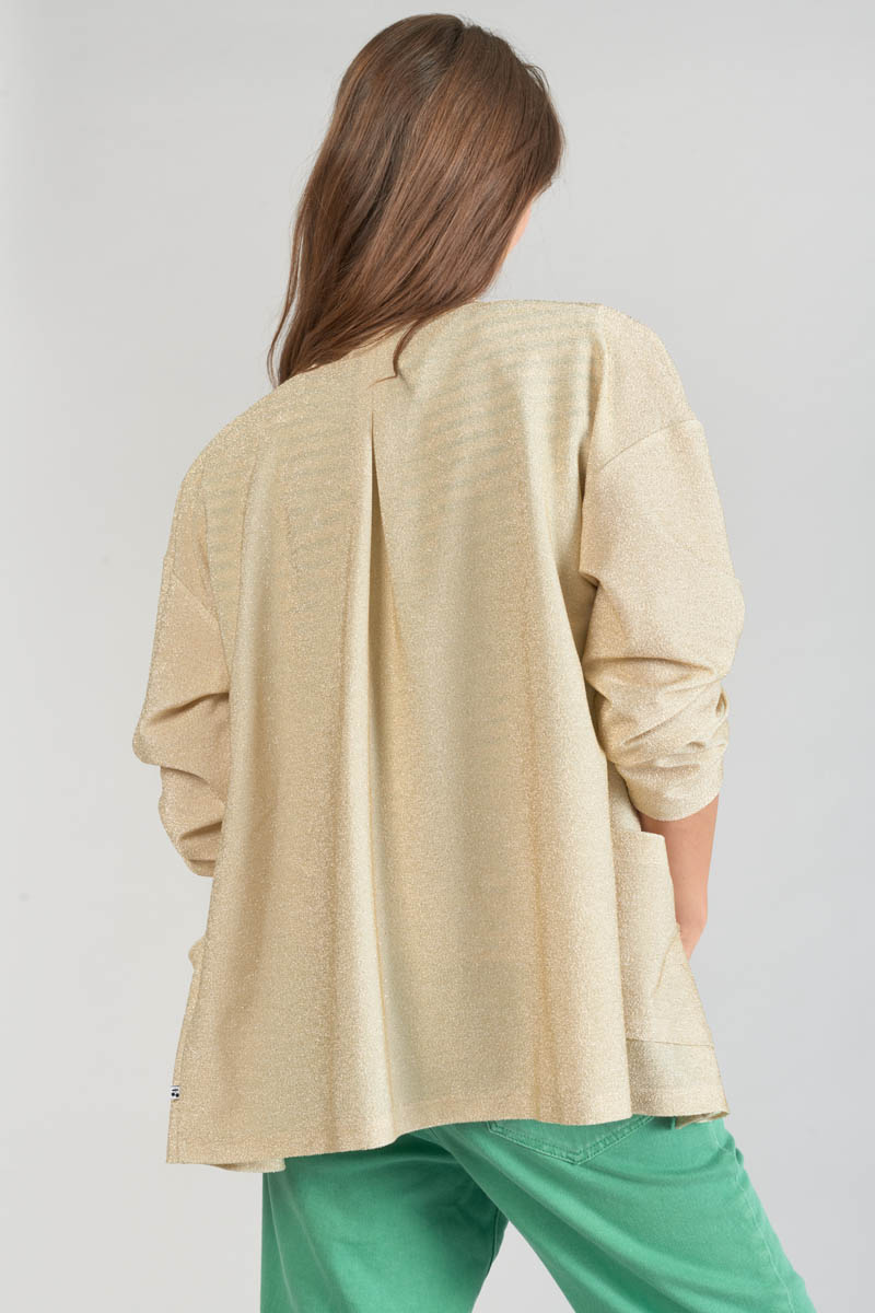 Strickjacke Sobrado goldfarben