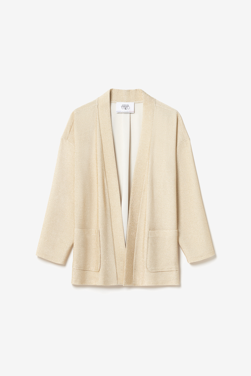 Strickjacke Sobrado goldfarben
