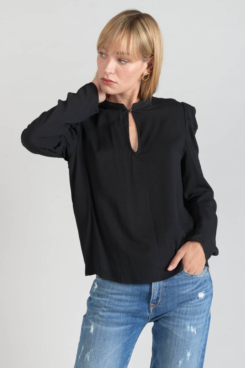Bluse Sterenn in schwarz