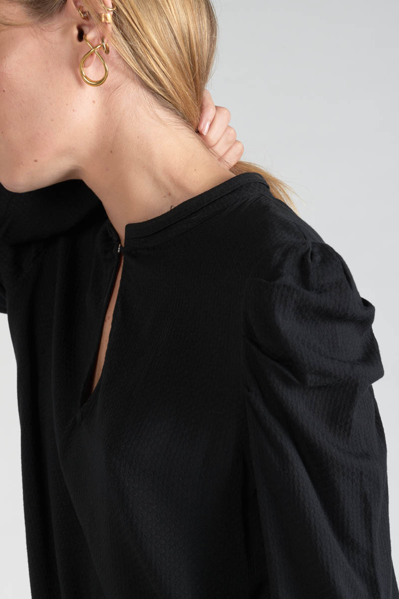 Bluse Sterenn in schwarz