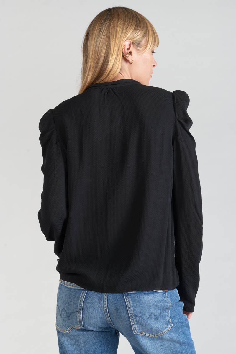 Bluse Sterenn in schwarz